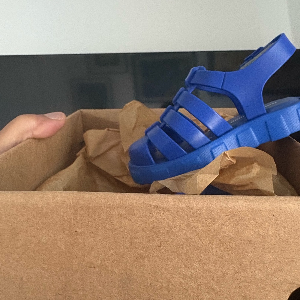 Melissa Kids Vibrant Blue Sandals